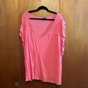 Torrid ruffle sleeve top